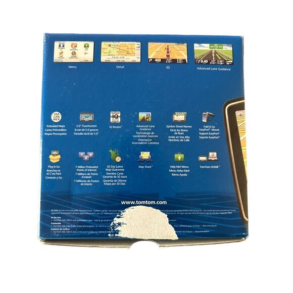 TomTom XXL 540-S GPS Navigator With Maps Of United States Canada & Mexico - Picture 6 of 8